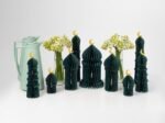 ‏Emerald Green Paper Minarets – Set of 10 - Image 3